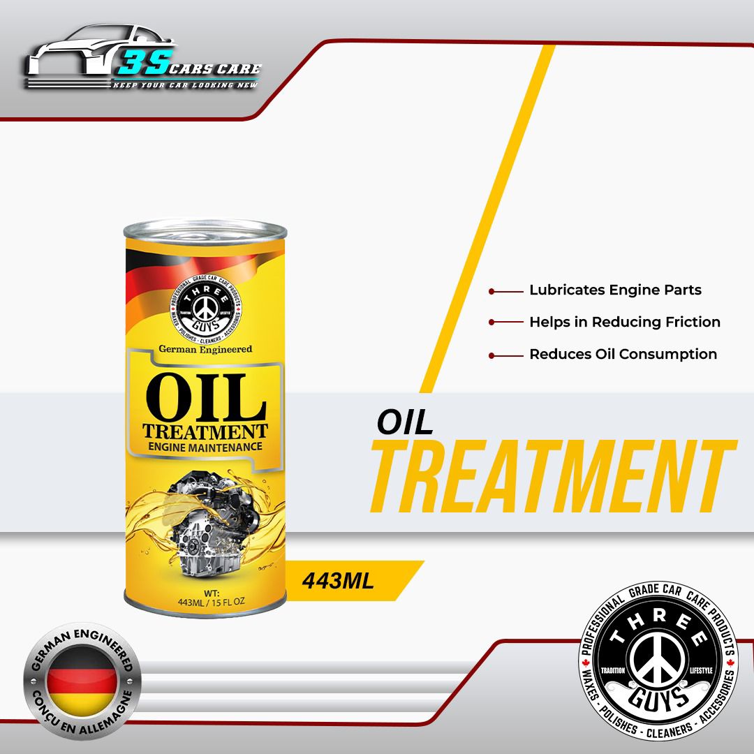 Oil Treatment - Engine Maintenance - THREE GUYS (German Engineered)