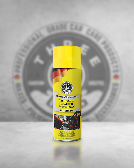 Lemon Lime - Dashboard Leather & Tyre Wax THREE GUYS (German Engineered)