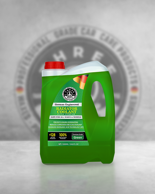 Radiator Coolant - Grade Green - 1000ml - THREE GUYS