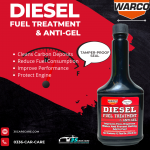 Warco Diesel Fuel Treatment and Anti Gel, Cleans And Lubricates Fuel System