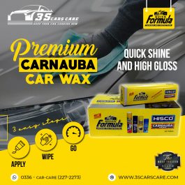 Formula Carnauba Car Wax High Gloss Shine 100gm HISCO
